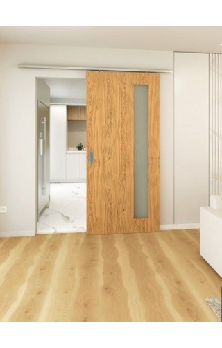 Standard Surface-Mounted Sliding Door System for Developer Projects in UAE